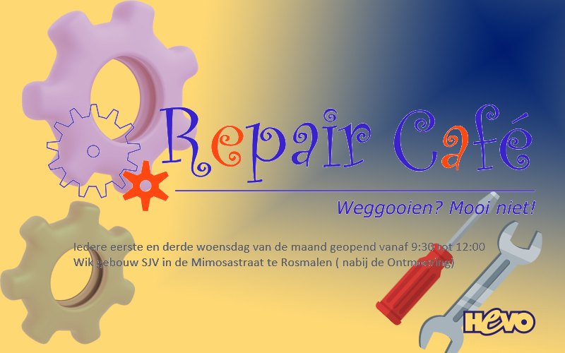 Repair Café terug van vakantie